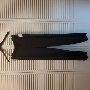 HALSTON Dress Pants, Poly Crepe, Black, S, NWT